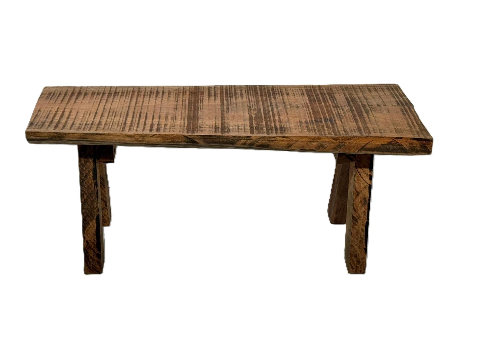 Banco madera rustico